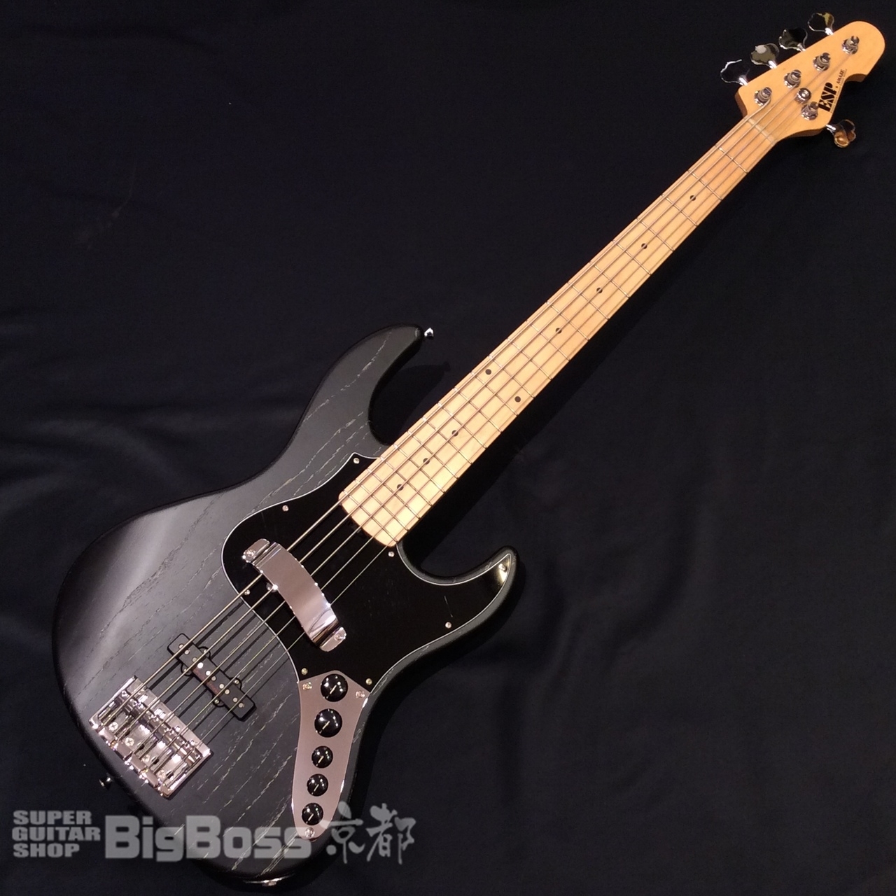 ESP AMAZE-AS-SL5/M Black w/White Filler（新品/送料無料）【楽器検索