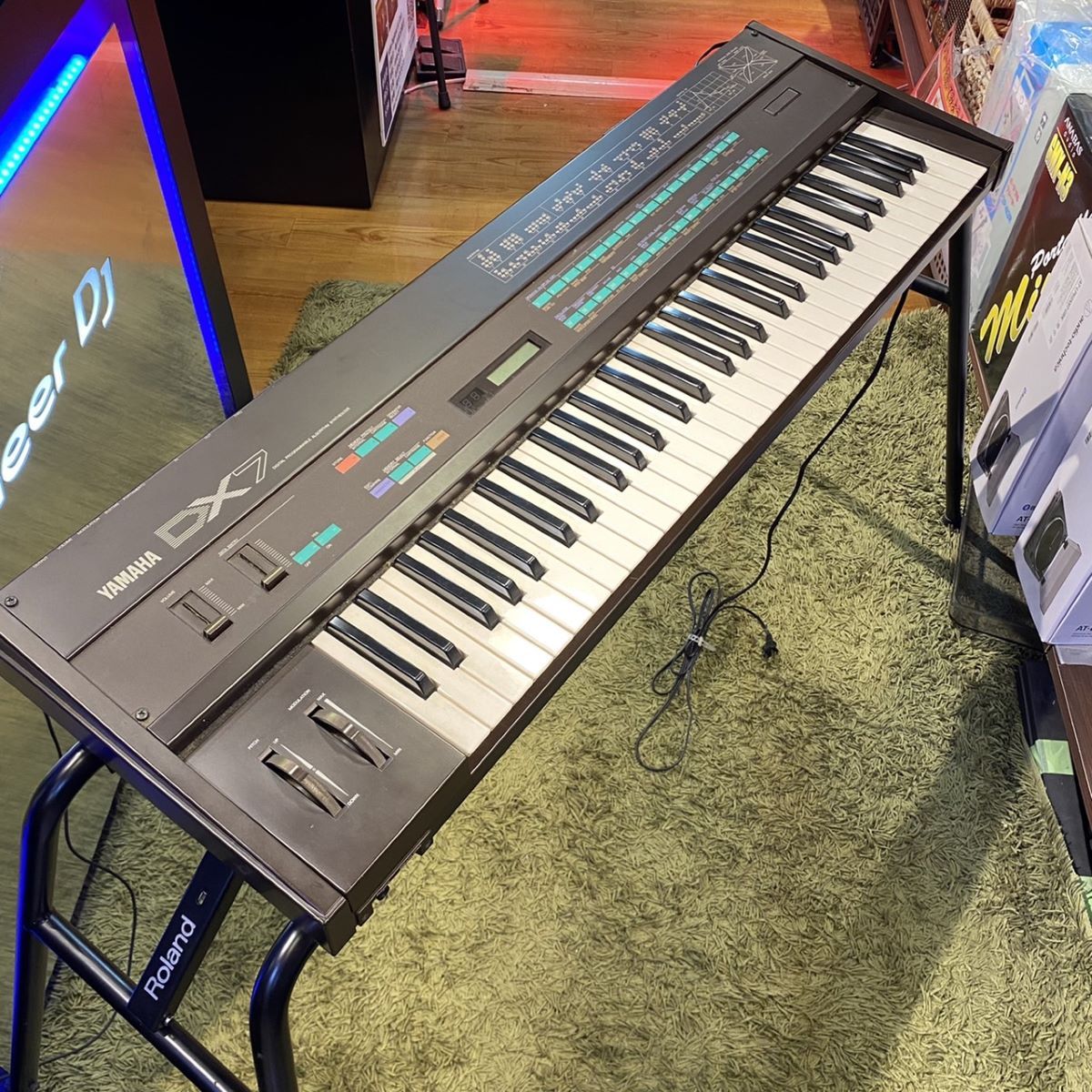 名機 YAMAHA DX7 シンセサイザー-