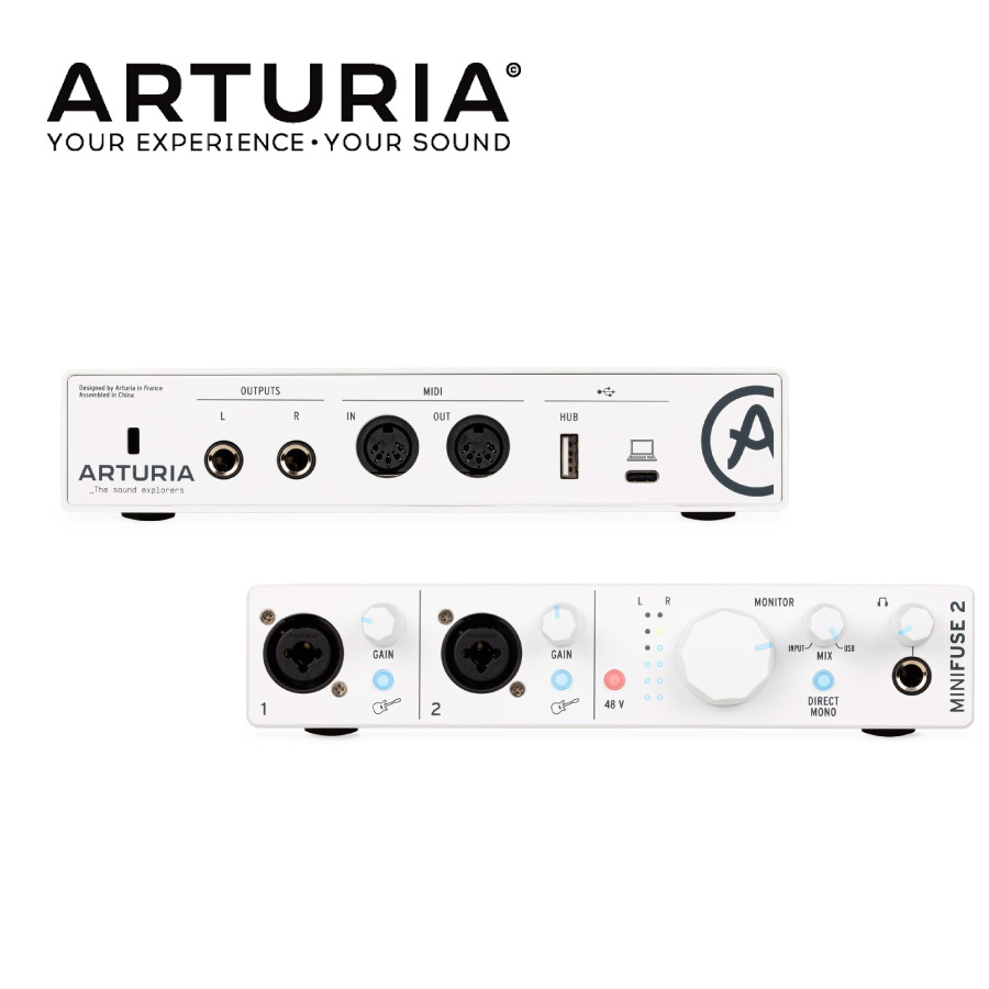 Arturia MINIFUSE 2 WH │ オーディオインターフェイス（新品/送料無料