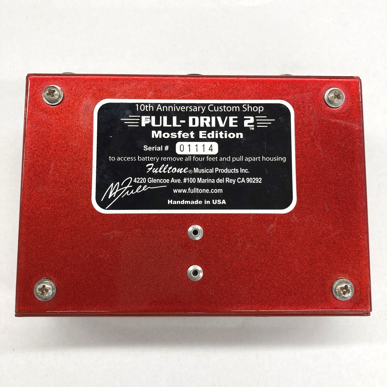 Fulltone Full Drive Th Anniversary Mosfet Edition