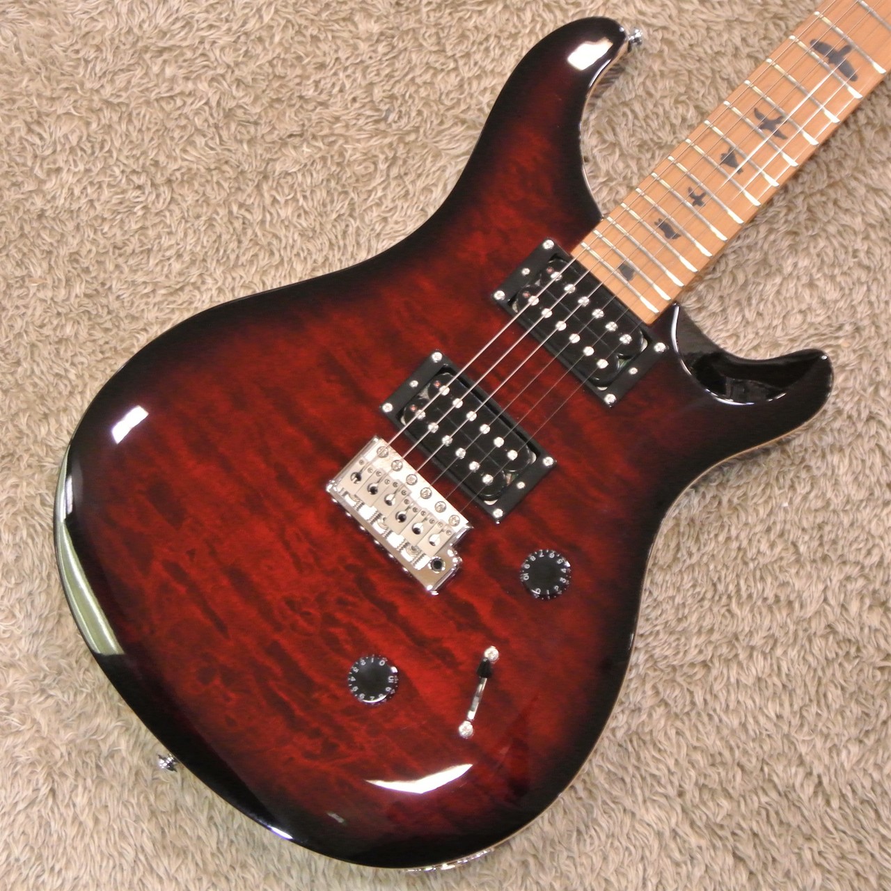 prs se custom 24 fire red