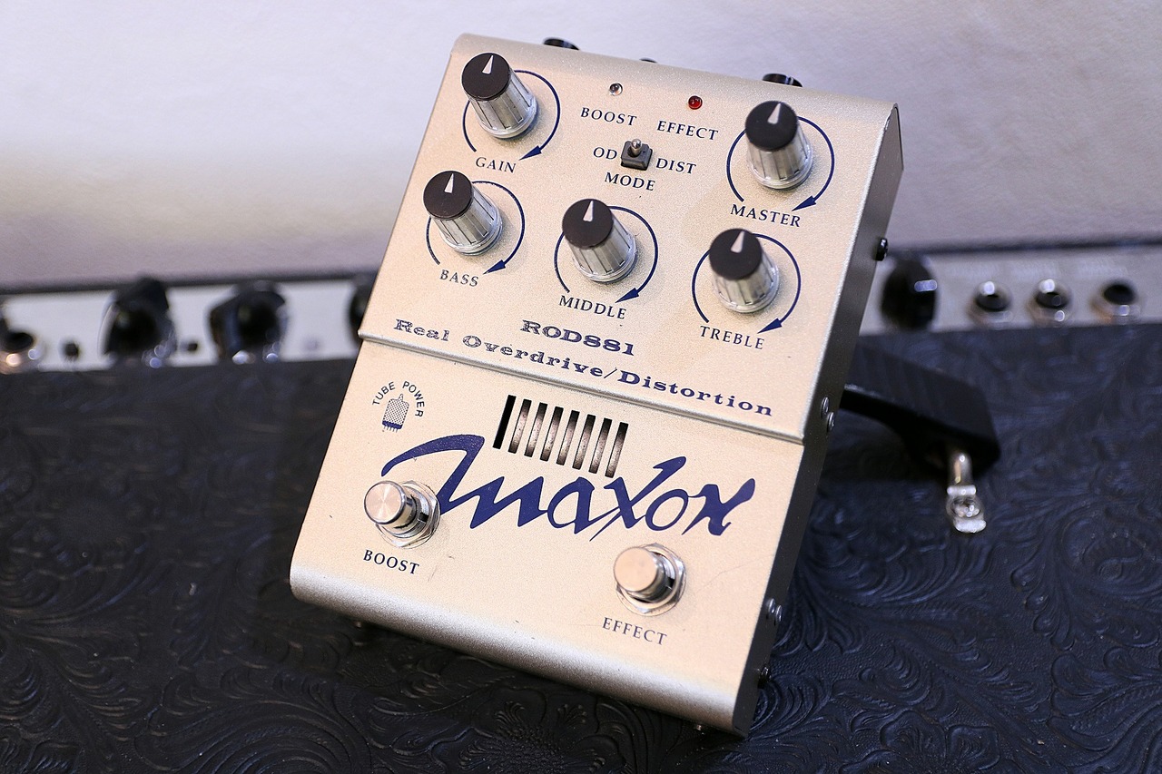 MAXON ROD881 (Real Overdrive/Distortion)・真空管搭載・ノイズ