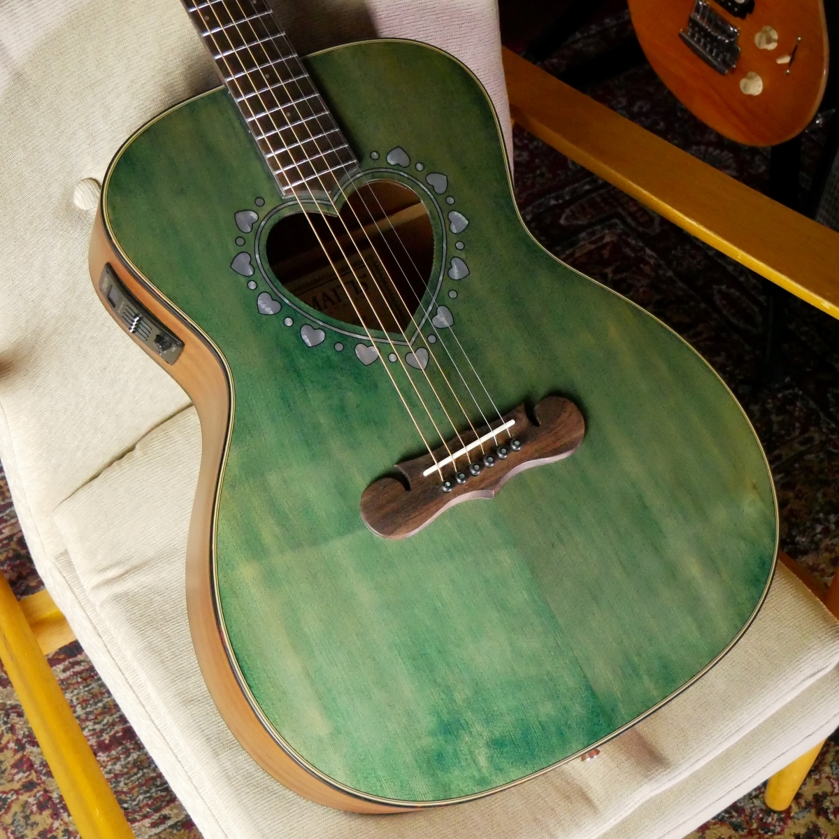 Zemaitis CAF-80H / Forest Green 【訳ありのお買い得品。キュートな