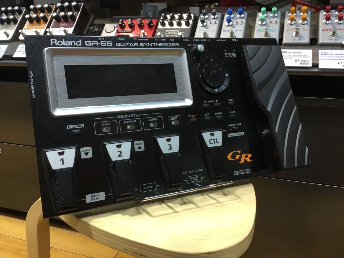 Roland GR-55S-BK ギターシンセサイザー（新品特価/送料無料）【楽器