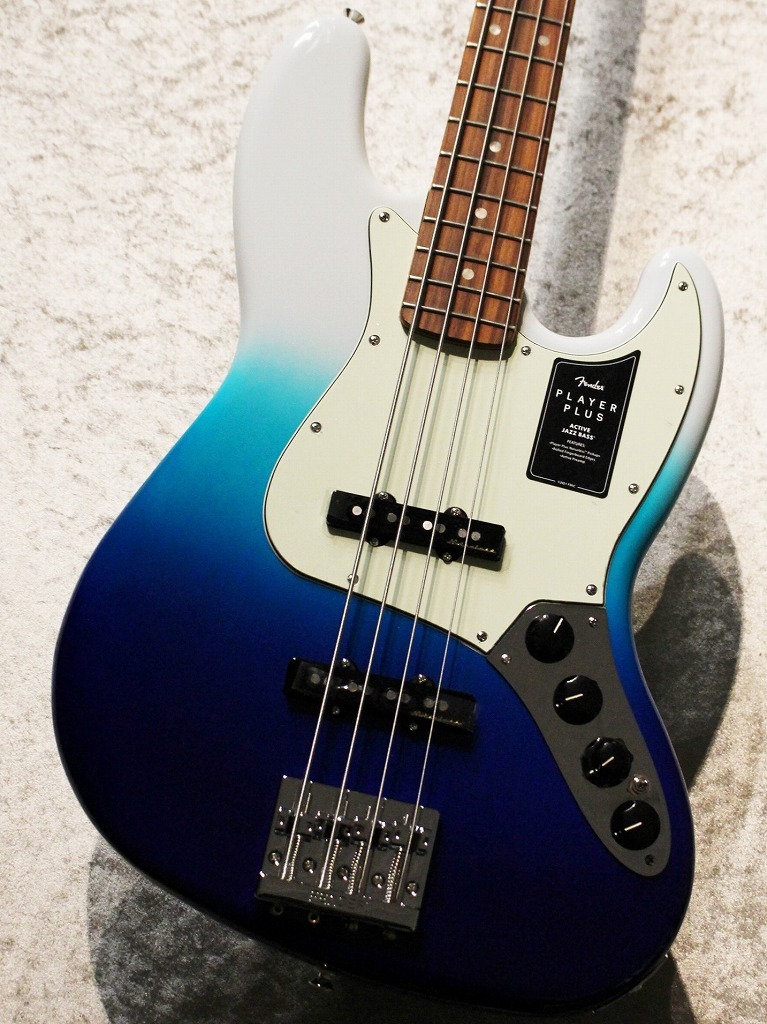 Fender Player Plus Jazz Bass -Belair Blue-【アクティブ】【18V