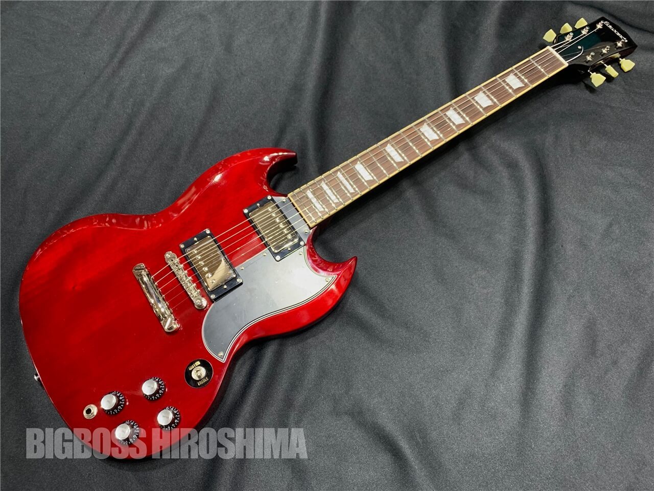 在庫有】 EDWARDS E-SG-120LT2 SGタイプギター [Cherry] E-SG-90LT2