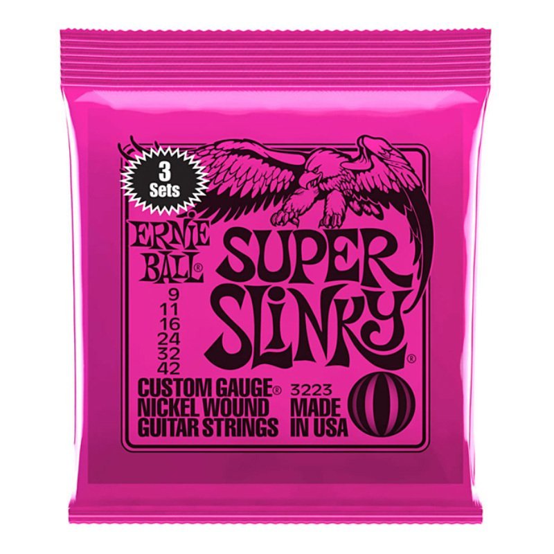 ERNIE BALL エレキギター弦3セットパック Super Slinky 3Set Pack