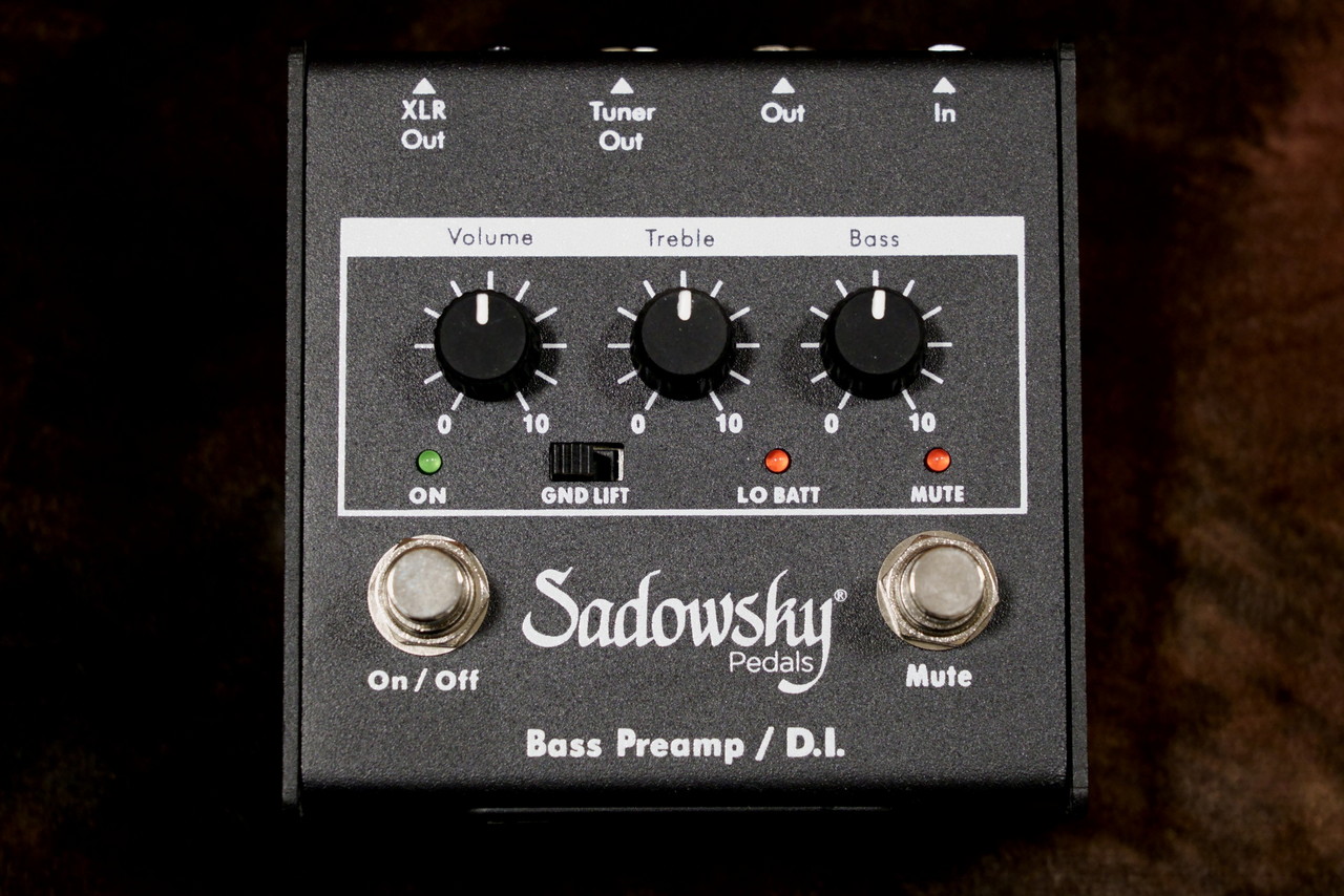 Sadowsky Outboard Bass Preamp / DI SAC PED SBP 1 V2（新品/送料無料