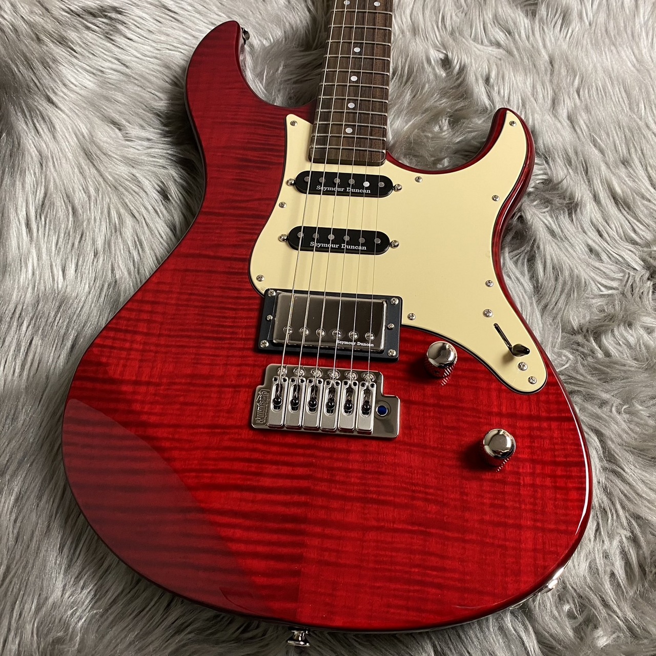 YAMAHA PACIFICA612VII FMX - FRD(ファイヤードレッド)【現物画像