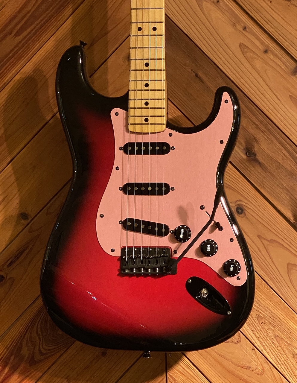 fender galaxy red