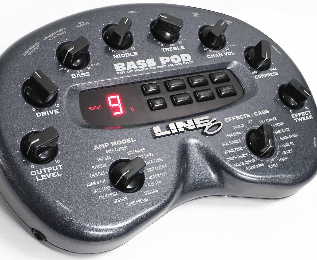 LINE6：BASS用アンプシミュレーター：LINE 6 BASS POD XT 