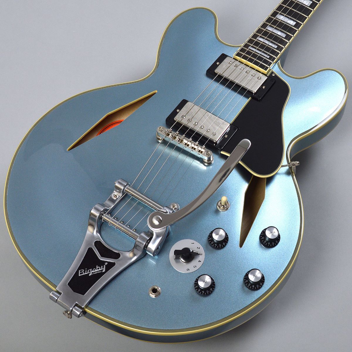 Epiphone Ubukata ES-355 Ver.02 Pelham Blue エレキギター 生形真一