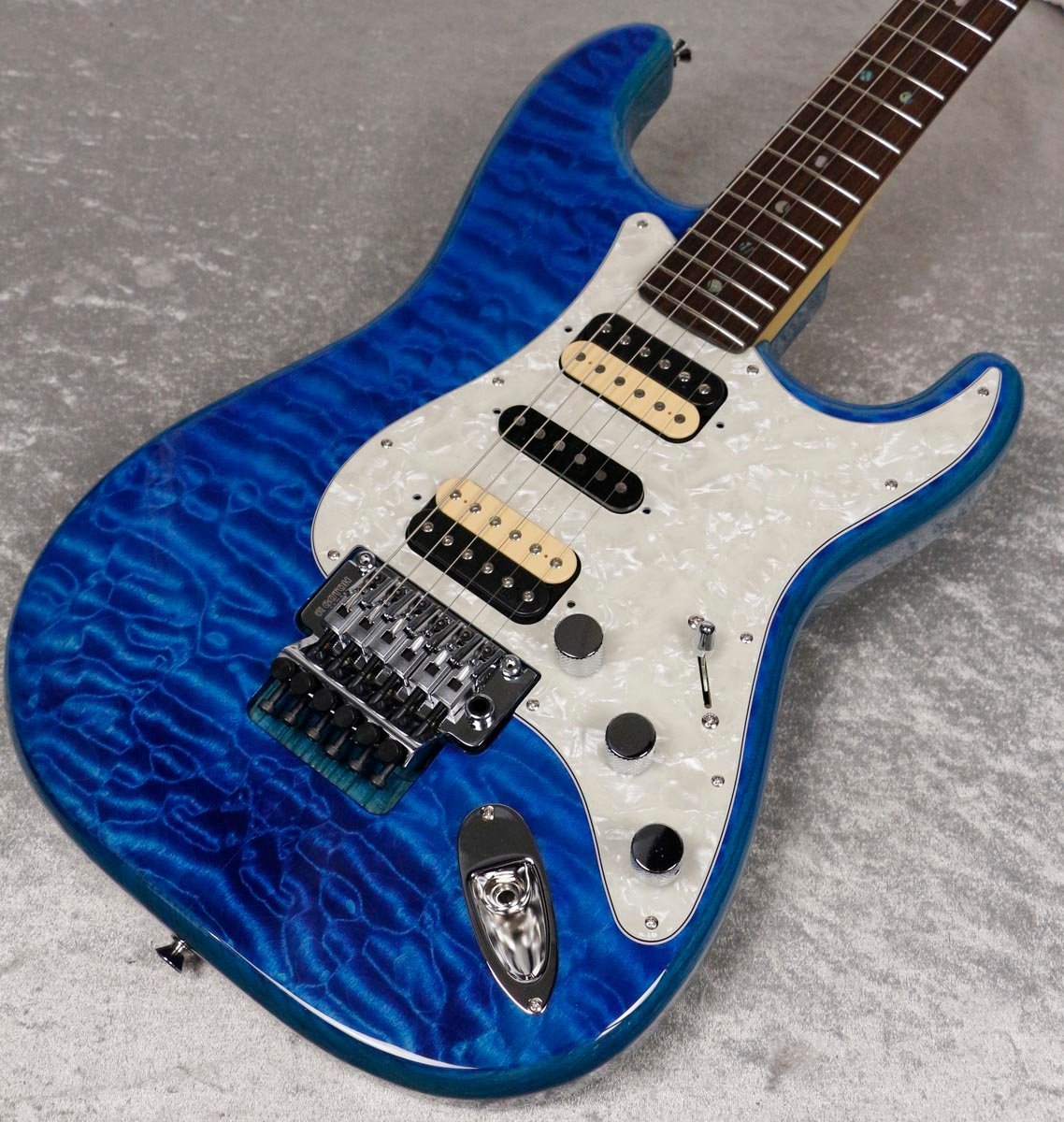 Fender Michiya Haruhata Stratocaster Caribbean Blue Trans 春畑道哉