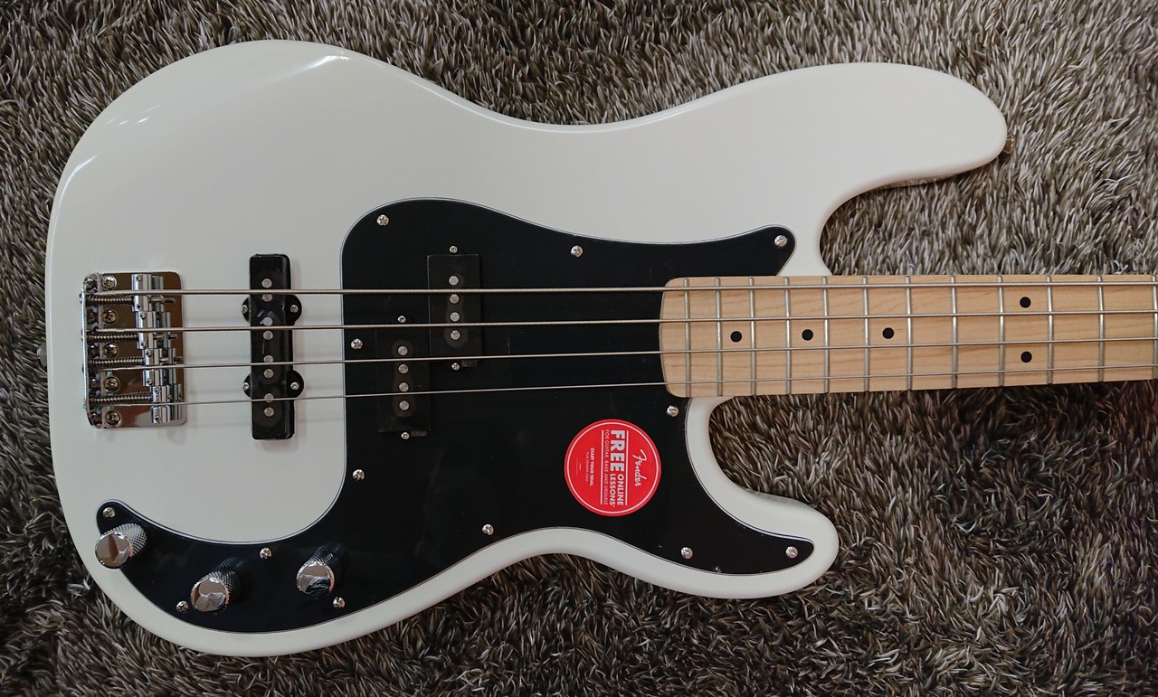 Squier by Fender AFFINITY SERIES PRECISION BASS PJ/Olympic White