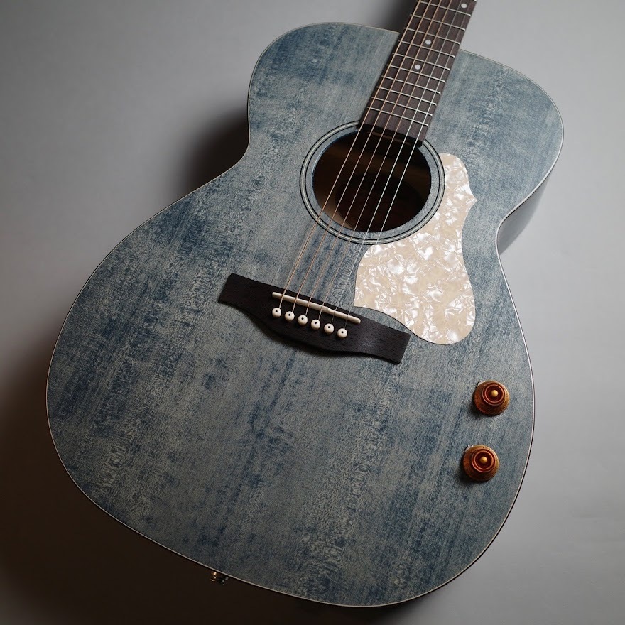 紺×赤 Art \u0026 Lutherie legacy エレアコ レガシー デニムブルー