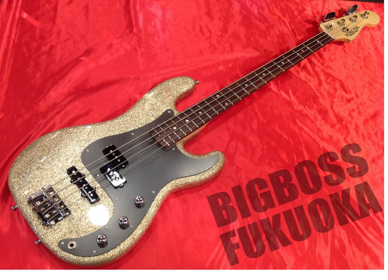 SCHECTER PS-PJ-SSP 銀ラメ 日本製
