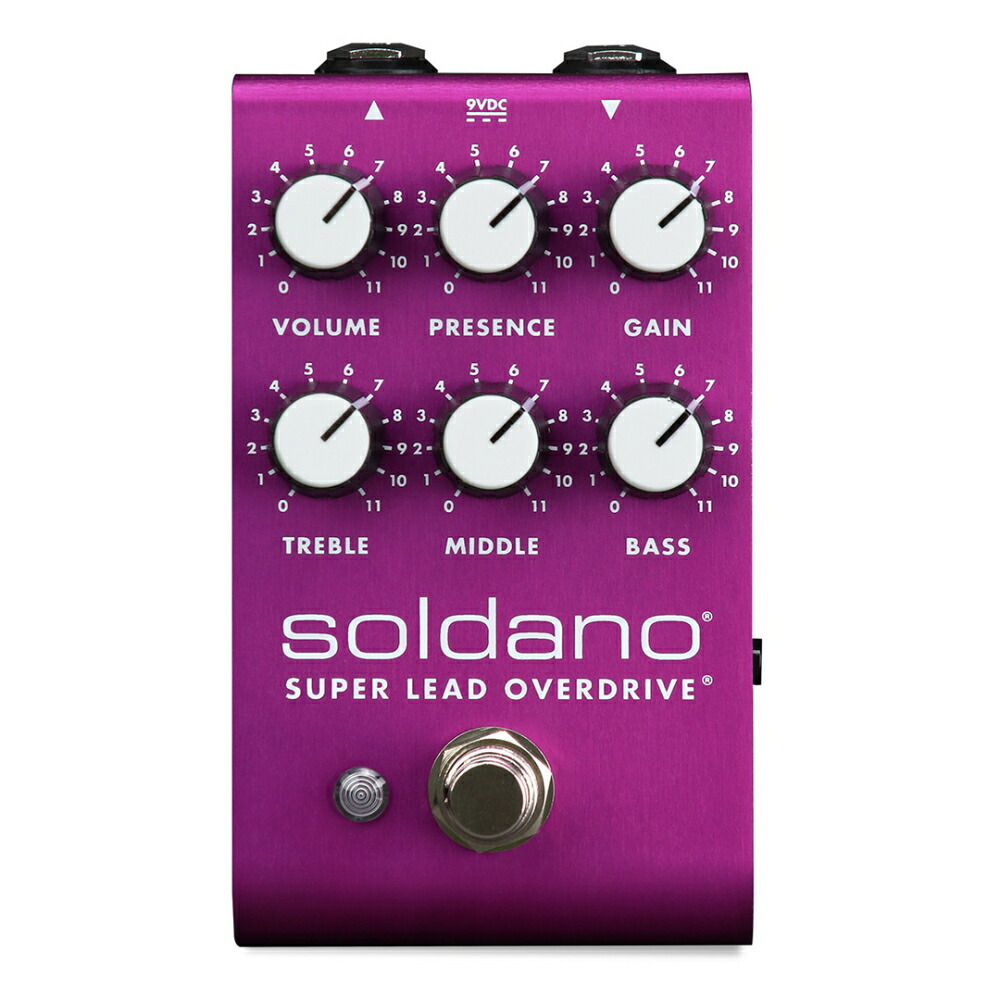 Soldano SLO Pedal - Purple Anodized Super Lead Overdrive Limited ...