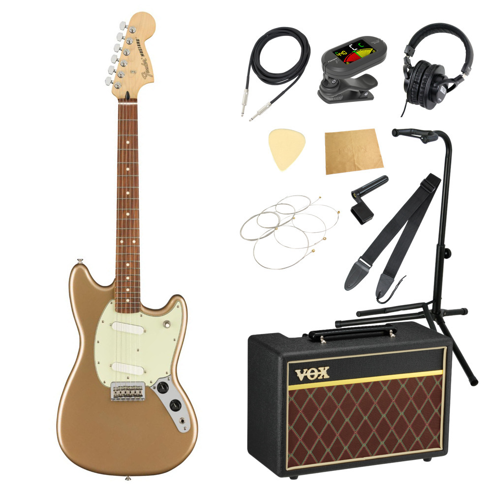 Fender フェンダー Player Mustang PF FMG エレキギター VOXアンプ付き