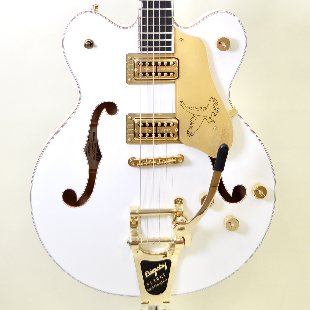 gretsch g6636t pe falcon dc white