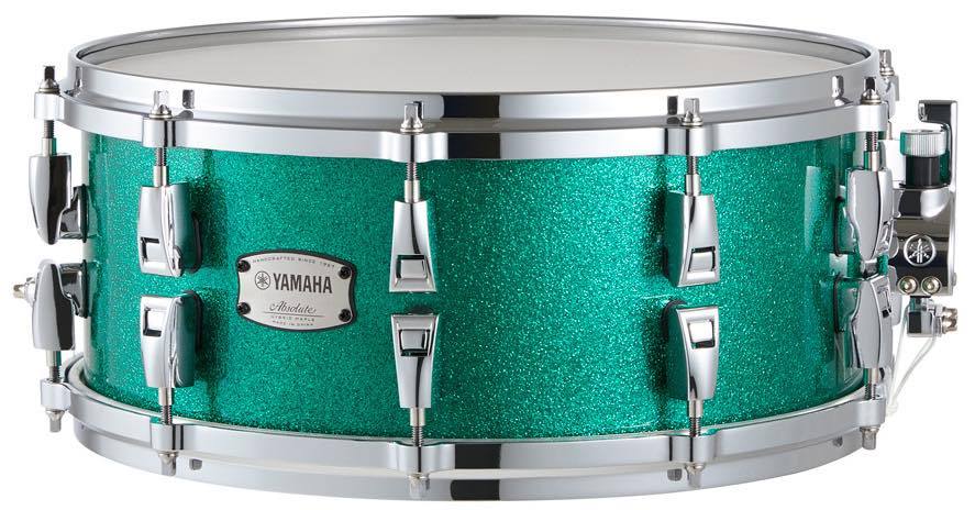 YAMAHA メイプル スネアドラム 14×6.5 グリーン - www.bioheuris.com