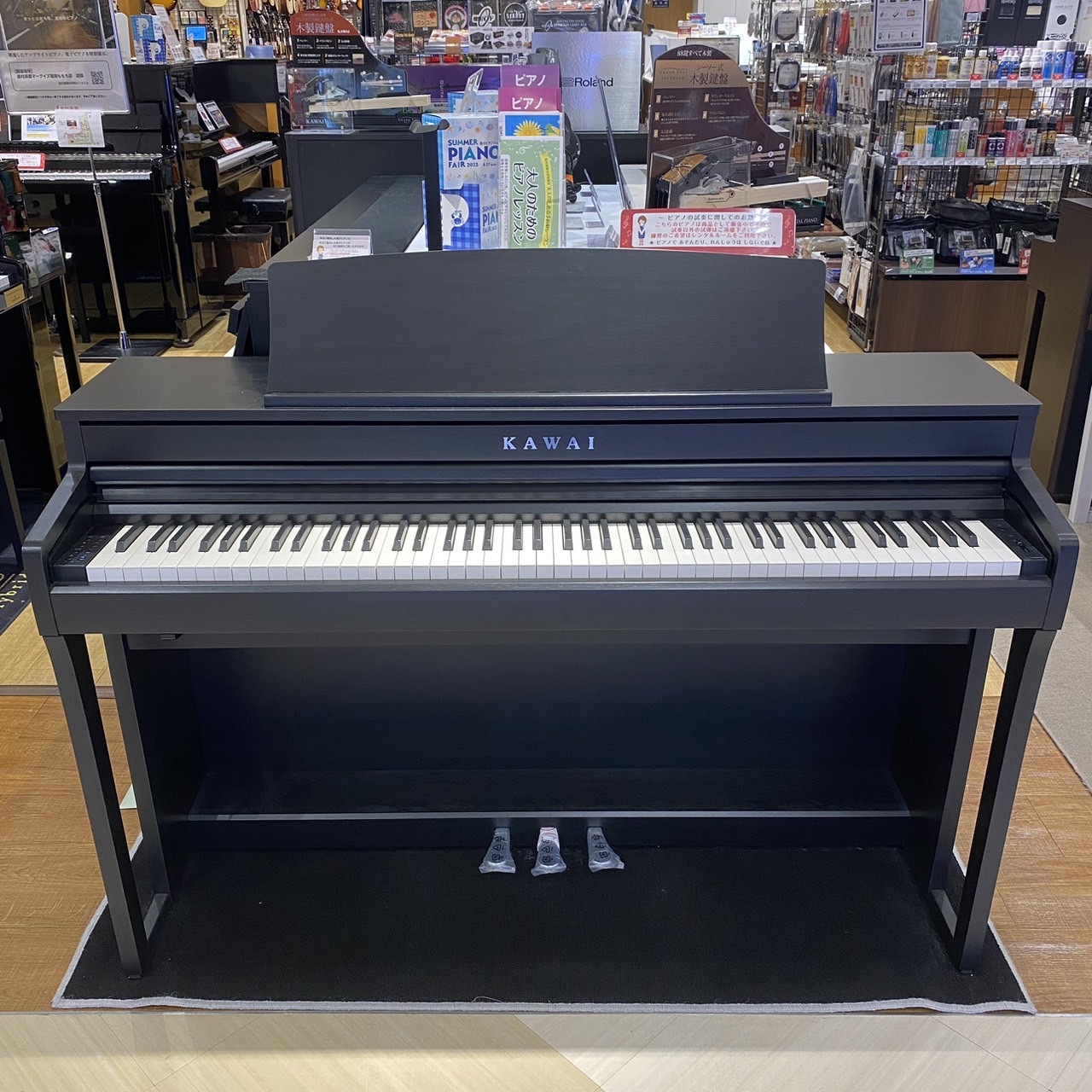 KAWAI CA4900GP MB モダンブラック 木製鍵盤 【展示品】【現物画像