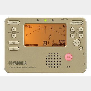 YAMAHA TDM-710GL　ゴールド チューナーメトロノーム 【TDM-700後継品】