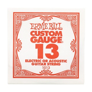 ERNIE BALLアーニーボール 1013 PLAIN STEEL ギター用バラ弦×6セット