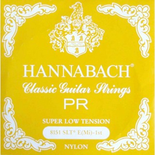HANNABACHE8151 SLT-Yellow E/1 クラシックギター 1弦用 バラ弦 1本