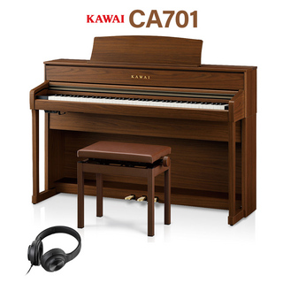 KAWAI CA701NW ナチュラルウォルナット 電子ピアノ 88鍵盤 木製鍵盤 【配送設置無料・代引不可】
