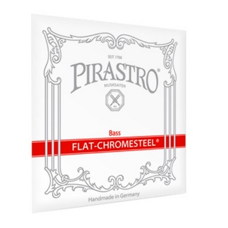 Pirastroピラストロ コントラバス弦 Flat Chrome Steel フラットクロムスチール 347120 G線 スチール/クロム