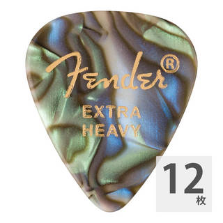 Fender フェンダー 351 Shape Premium Picks Extra Heavy Abalone ギターピック 12枚入り