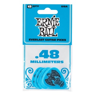 ERNIE BALL アーニーボール ERNIE BALL Everlast Guitar Picks ＃9181 Blue 0.48mm 12枚入り