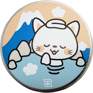 Daiking Corporationネコ缶ピックケース 日本製 温泉猫