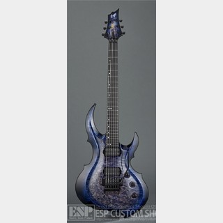ESP FRX-CTM FR Burled Maple  /  Mercury Blue Burst