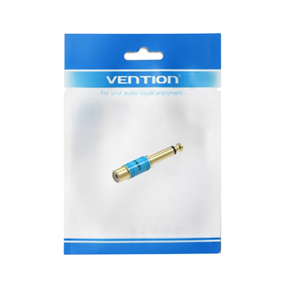 VENTION 6.5mm Male to RCA Female Audio Adapter Gold