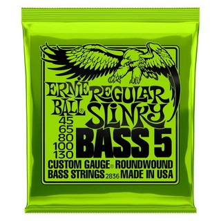 ERNIE BALL Custom Gauge Round Wound Bass 5-Strings/ 2836 REGULAR SLiNKY