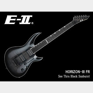 E-II HORIZON-III FR / See Thru Black Sunburst