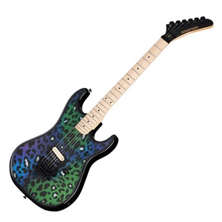 KRAMERクレイマー Baretta Custom Graphics Feral Cat Rainbow Leopard エレキギター