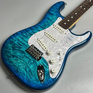 FenderMade in Japan Hybrid II 2024 Collection Stratocaster Quilt Aquamarine エレキギター ストラトキャスタ