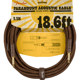 Fender Paramount 18.6' Acoustic Instrument Cable Brown ケーブル