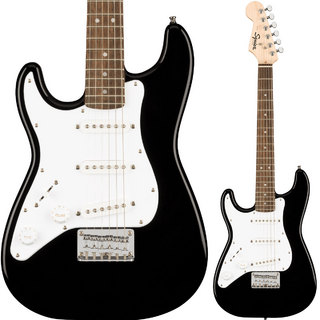 Squier by Fender Mini Stratocaster Left-Handed Black エレキギター ミニサイズ