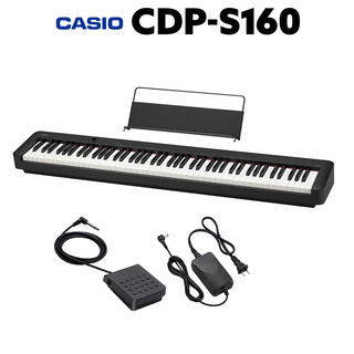 Casio CDP-S160 BK ブラック 電子ピアノ 88鍵盤