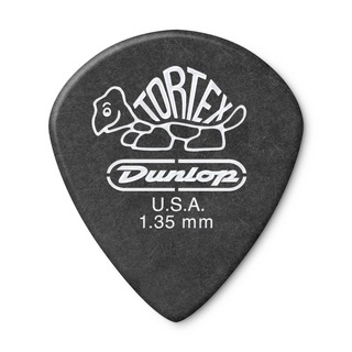 Jim Dunlop 482 Tortex Pitch Black Jazz III 1.35mm ギターピック×36枚