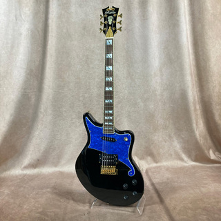 D'Angelico Deluxe Bedford Black with Blue Pearl Pickguard【WEBSHOP在庫】