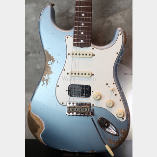 Fender Custom Shop / '69 Stratocaster S-S-H Heavy Relic / Ice Blue Metallic
