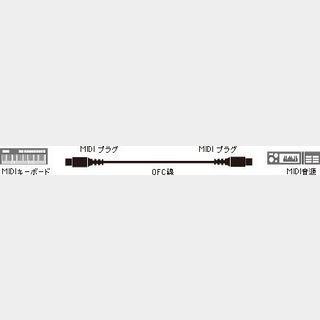 audio-technica MIDI Cable ATL496D 3.0m MIDIプラグ / MIDIプラグ【御茶ノ水本店】