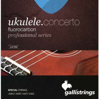 Galli Strings UX760 Flurocarbon Concerto コンサート用ウクレレ弦 イタリア製 【フロロカーボン仕様】【WEBSHOP】