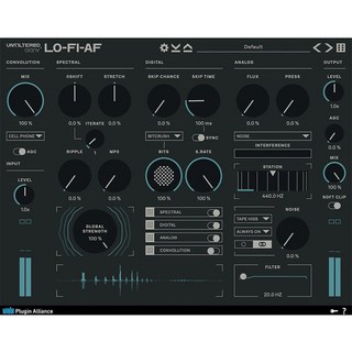 Plugin AllianceUnfiltered Audio LO-FI-AF(オンライン納品)(代引不可)
