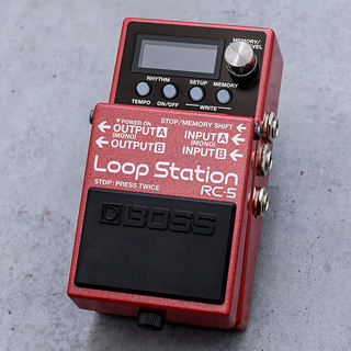 BOSS RC-5 Loop Station 【 50 種類以上の内蔵リズムしたルーパー!】【送料無料!】