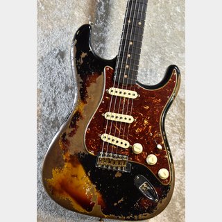 Fender Custom ShopLTD Roasted 1961 Stratocaster S.H.Relic Aged Black Over 3TS CZ579585【旧価格のお買い得品】